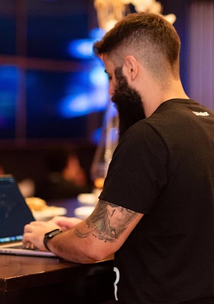 Team member at work